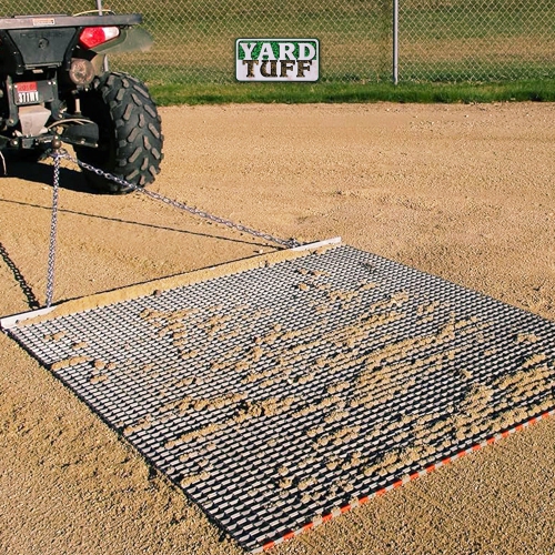 Yard Tuff 44HPDM ATV/UTV 4 x 4 Foot Zinc & Steel Field Surface Leveling Drag Mat