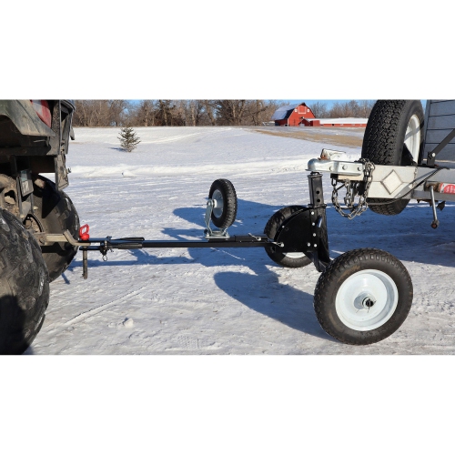 Tow Tuff TMD-1000CATV Adjustable Steel 1000lb Heavy Duty Trailer Dolly, Black