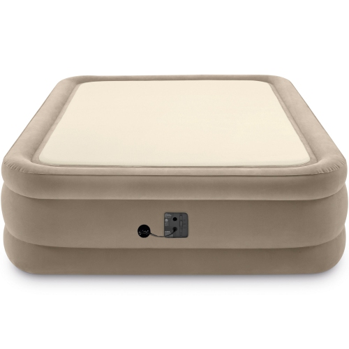 Intex 64477ED Queen Size Thermalux Airbed with Fiber-Tech Technology, Gold