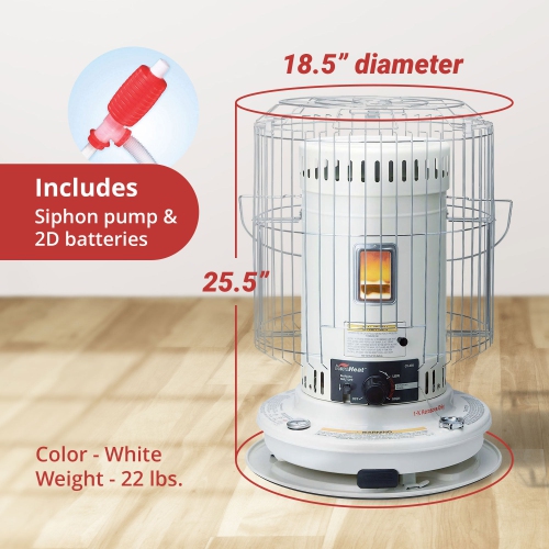Sengoku KeroHeat 23,500 BTU Indoor & Outdoor Portable Convection Kerosene Heater