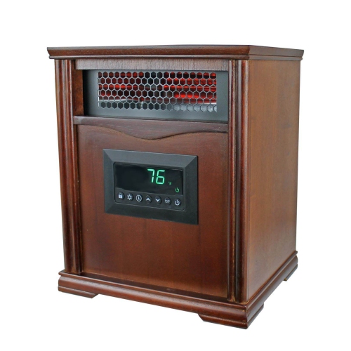 Lifesmart 4 Element 1500W Electric Infrared Quartz Indoor Space Heater,