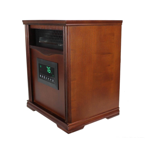 Lifesmart 4 Element 1500W Electric Infrared Quartz Indoor Space Heater,