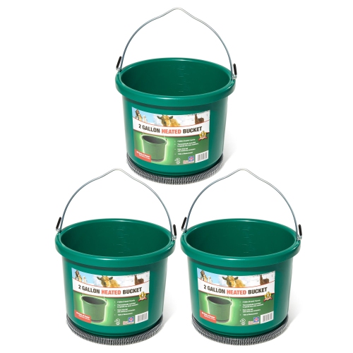 Farm Innovators – seau chauffant surdimensionné en plastique, 2 gallons, 60 watts
