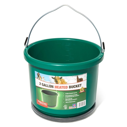 Farm Innovators – seau chauffant surdimensionné en plastique, 2 gallons, 60 watts
