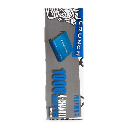 Crunch PowerDriveX 1000 Watt 4 Channel Blue A/B Car Stereo Amplifier