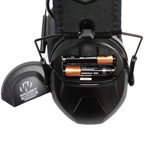 Walker's Razor Slim Shooter Electronic Hearing Earmuffs, Green Patriot