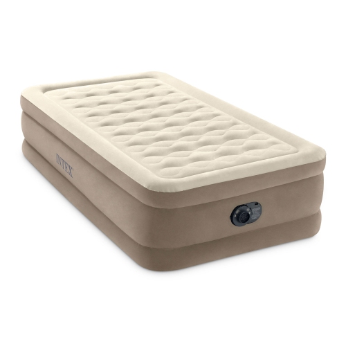 Matelas pneumatique de luxe Dura-Beam de Intex 64427ED avec pompe intégrée, lit simple