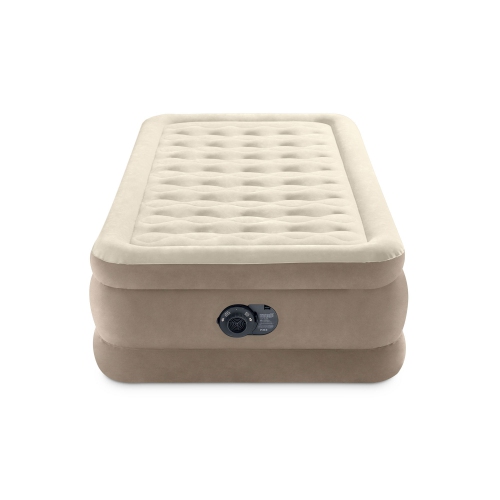 Matelas pneumatique de luxe Dura-Beam de Intex 64427ED avec pompe intégrée, lit simple