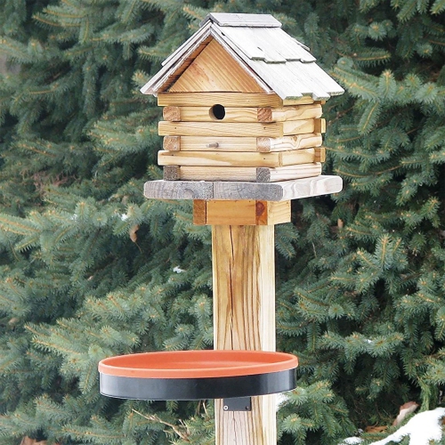 Farm Innovators – bain d’oiseaux chauffant toutes saisons 3 en 1 75 watts, terre cuite