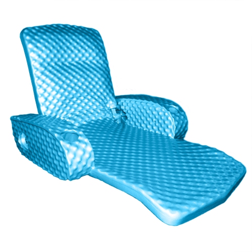 Fauteuil inclinable de piscine réglable TRC Recreation Super Soft, bleu marine