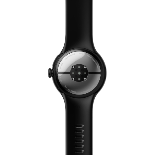 Remis à neuf - Montre Pixel Watch 2 de Google (GPS + LTE) 40 mm avec boîtier en aluminium noir et bracelet sport noir