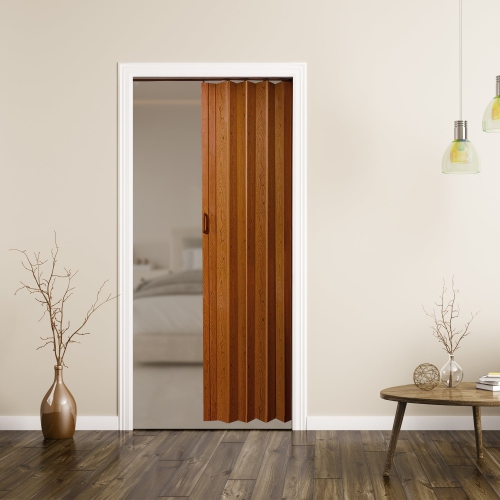 LTL Home Products – porte pliante en accordéon Oakmont OK4880PC, 48 x 80 po, pacane