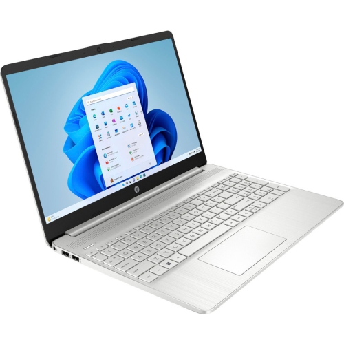 HP - 15.6" Micro-edge IPS Touch-Screen Laptop - Intel Core i3 1215u- 16GB Memory - 256GB SSD - Natural Silver - Windows 11 Home S mode - Intel UHD