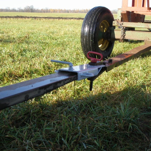 Field Tuff FTF-01FBMA 4in Ball Mount Hitch Adapter Fork Attachment