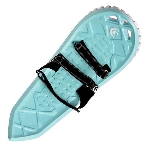 CRESCENT MOON  Eva Foam Deck Recreational Running Snowshoes for Adults, Seafoam