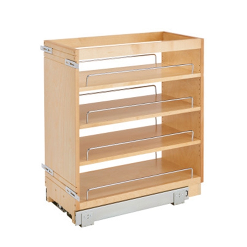 Rev-A-Shelf 11" Pull Out Kitchen Cabinet Organizer Pantry Spice Rack, 448-BC-11C
