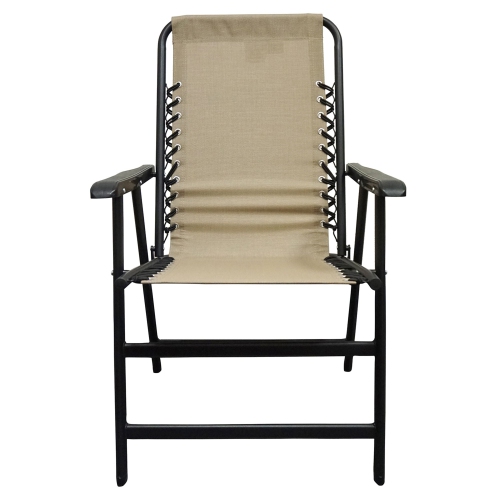 Caravan Canopy Infinity Suspension Portable Folding Sports Chair, Regular, Beige