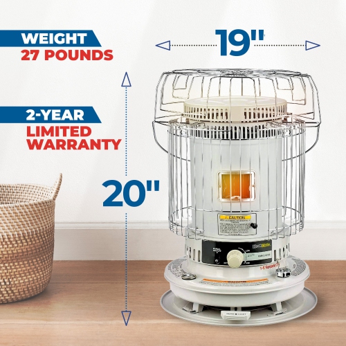 Sengoku – radiateur de cuisson au kérosène à convection portatif pour l’intérieur et l’extérieur HeatMate
