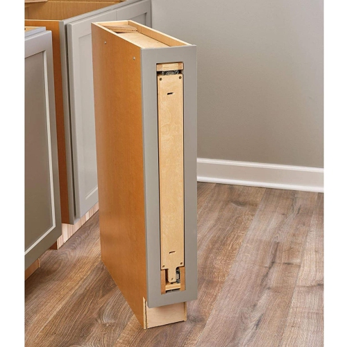 Rev-A-Shelf – Étagère de rangement PUL Out de 3 po pour remplissage de base d’armoire, 438-BC-3C