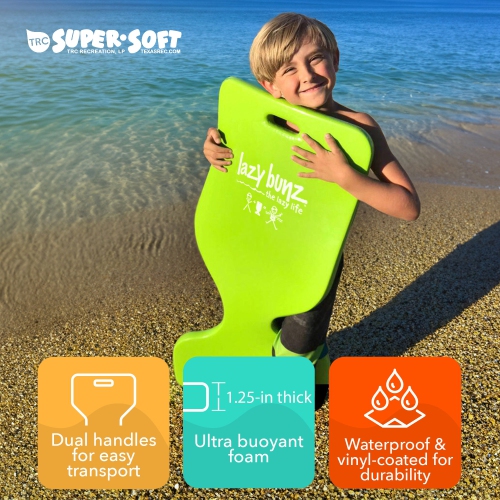 TRC Recreation Lazy Bunz Foam Saddle Swimming Pool Lounger Float, Navy Blue