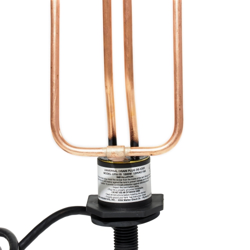 Farm Innovators Universal Livestock Water Tank 1500W Drain Plug De-Icer