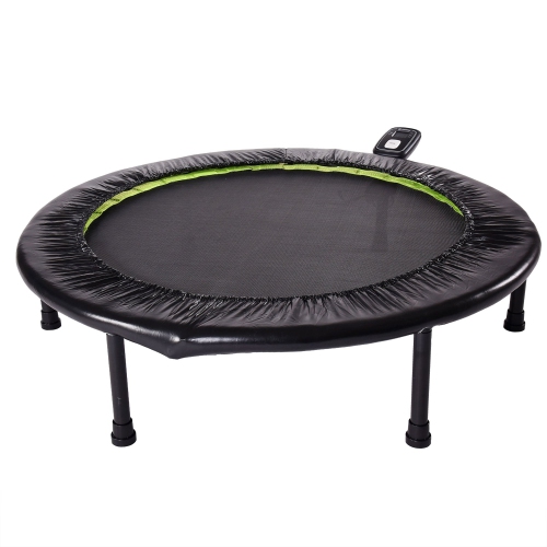 Trampoline d'entraînement pliable rond de 36 po avec moniteur d'entraînement de Stamina Products