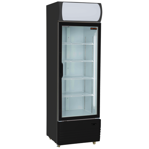 Image 1 de 5.. NOUVEAU réfrigérateur commercial à porte simple en verre de 24 po NGR-036&nbsp;L-H d'AIR idéal pour les dépanneurs, l'avant du magasin, l'épicerie,