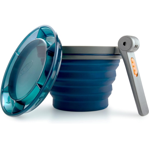 GSI Outdoors Collapsible Blue Fairshare Mug | Camping Backpacking