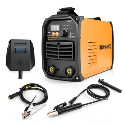 Soudeuse MMA 110/220&nbsp;V ARC Welding machine multifonction IGBT avec porte-électrode de Costway