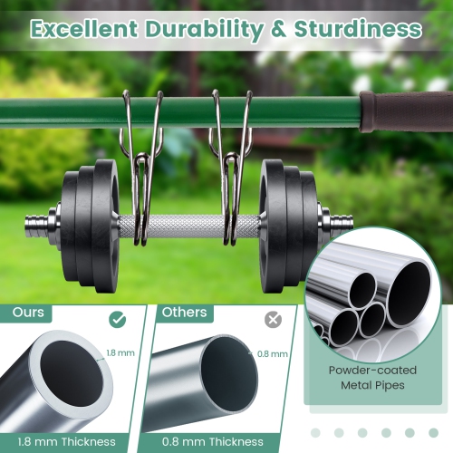 Costway Lawn Leveling Rake 36" x 10" Heavy Duty Level Lawn Tool for Garden Backyard/Lawn