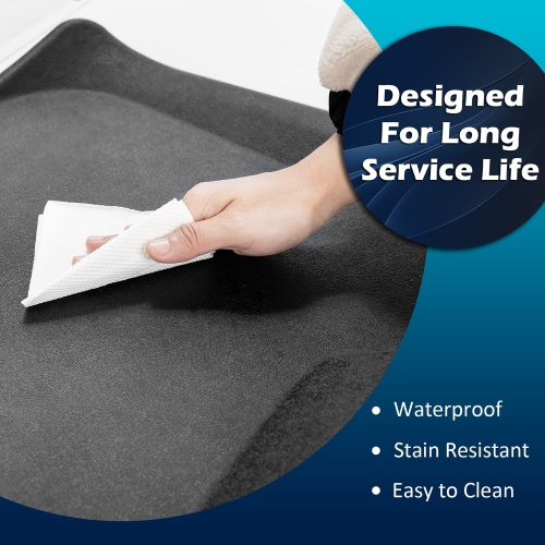 Costway Portable Anti-Fatigue Standing Mat W/Massage Point Diverse Terrain Office Home