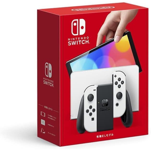 Nintendo Switch Console - OLED Model with White Joy-Con