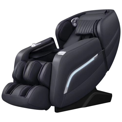 MassaMAX 2025 A306 Plus Massage Chair Full Body Shiatsu Relaxation with Yoga Stretch, Zero Gravity, SL Track, Foot Rollers, Airbags, Heating Black