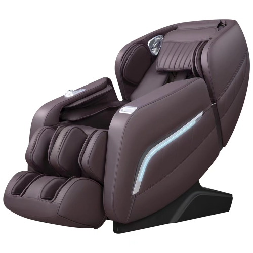 MassaMAX 2025 A306 Plus Massage Chair Zero Gravity Shiatsu Relaxation with Yoga Stretch, Zero Gravity, SL Track, Foot Rollers, Airbags, Heating Brown