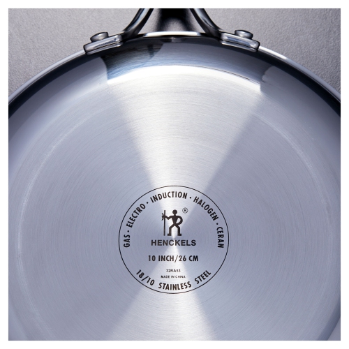 Ensemble de 3 poêles à frire en acier inoxydable Paradigm de HENCKELS