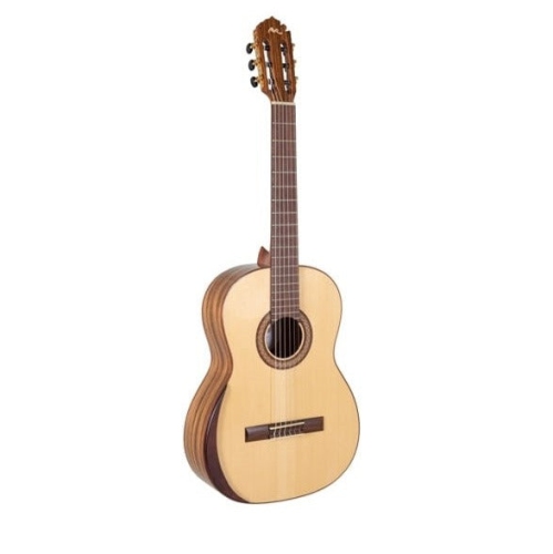 Refurbished - Manuel Rodriguez Guitars Academia 4/4 Spruce + Zebrano Acoustic Guitar, Natural