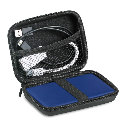 Hard Drive Case 2 Pack, 2.5 Inch Shockproof and Waterproof Hard Drive Bag, Multi-Function Storage Carrying Universal Travel Case for Small