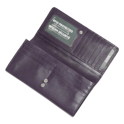 Roots Women's Expander Clutch Wallet - Plum