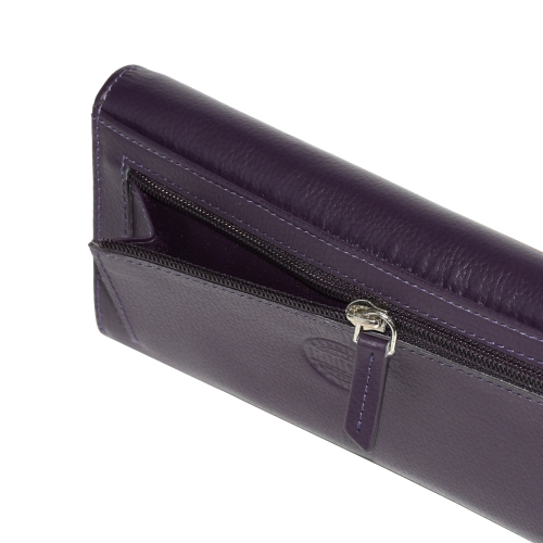 Roots Women's Expander Clutch Wallet - Plum
