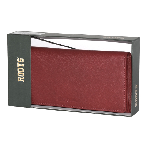 Sac-portefeuille expansible pour femme de Roots 73 - Rouge