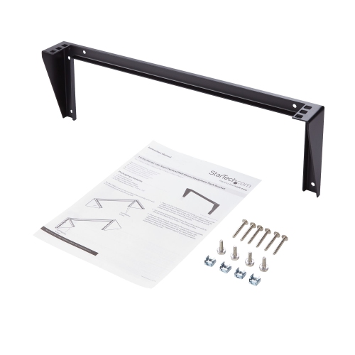 StarTech 1U 19in Steel Vertical Wall Mount Equipment Rack Bracket - TAA -