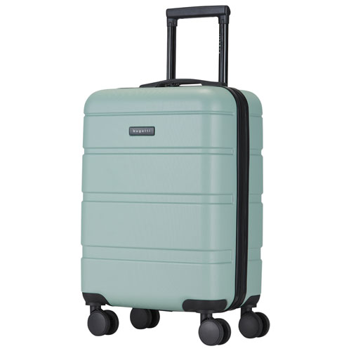 Bagage de cabine rigide 21,65 po Barcelona de Bugatti avec 3 cubes de rangement - Vert iceberg - Exclusivité de Best Buy