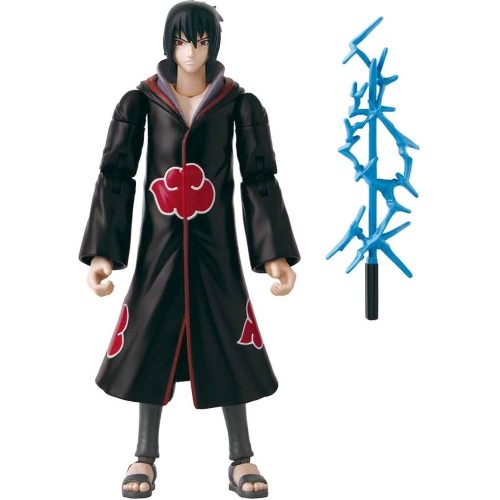 Naruto Shippuden 6 Inch Action Figure Anime Heroes - Sasuke Uchiha Akatsuki Version