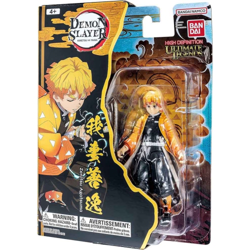 Demon Slayer Kimetsu No Yaiba 5 Inch Action Figure Ultimate Legends HD - Zenitsu Agatsuma