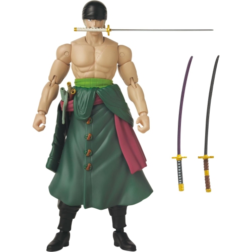 One Piece 6 Inch Action Figure Anime Heroes - Roronoa Zoro Three Sword Style