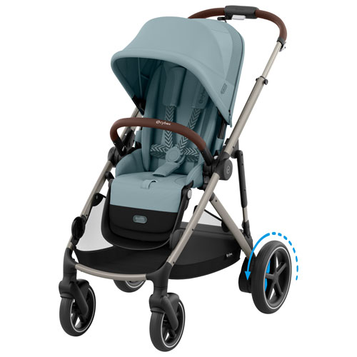 Cybex e Gazelle S Electric Convertible Stroller Stormy Blue