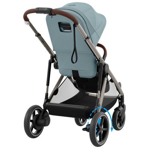 Poussette électrique convertible e-Gazelle S de Cybex - Bleu tempête
