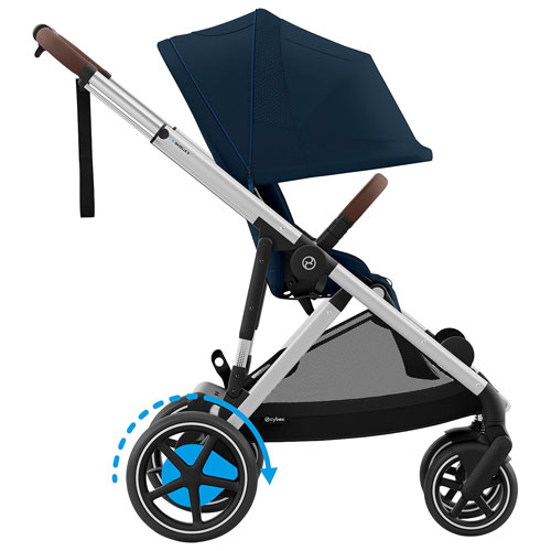 Cybex e-Gazelle S Electric Convertible Stroller - Ocean Blue