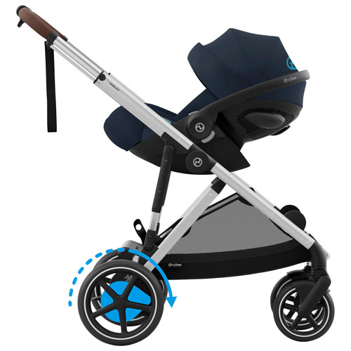 Poussette électrique convertible e-Gazelle S de Cybex - Bleu océan