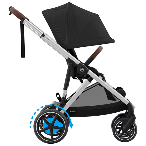 Cybex e-Gazelle S Electric Convertible Stroller - Moon Black